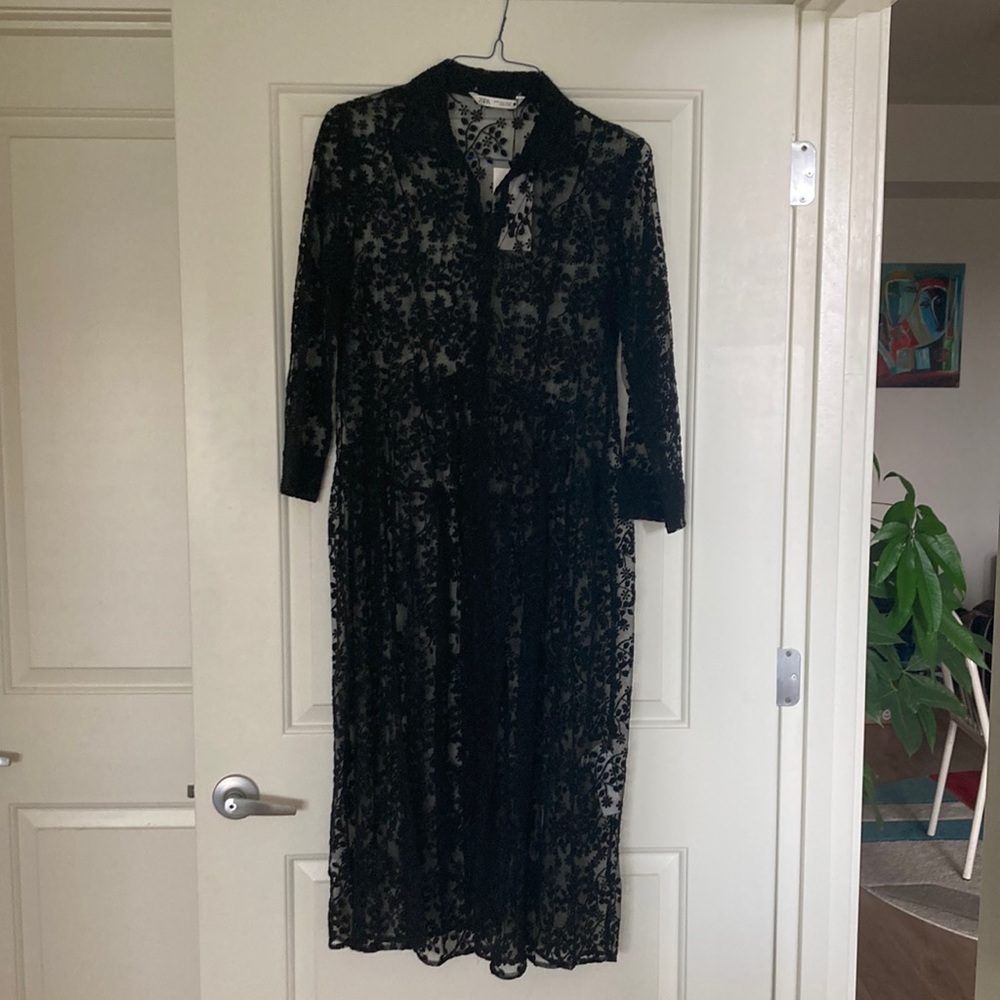 Sheer black dress